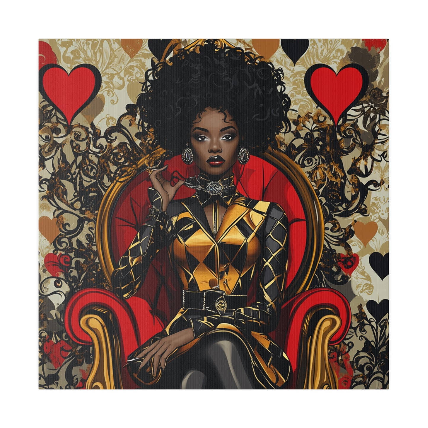 Regal Reign: Queen of Hearts Reimagined